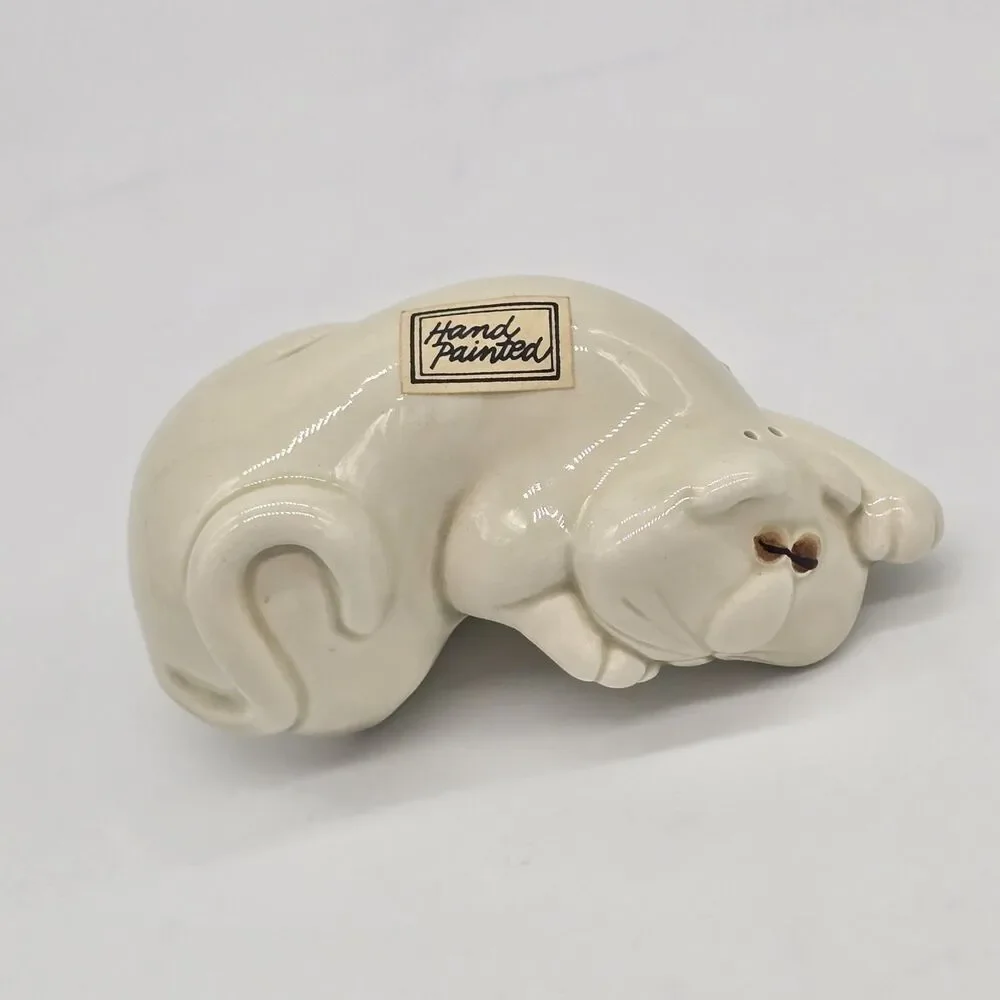Vintage Fitz and Floyd Cat Nap Salt and Pepper Shakers Cats Kitties